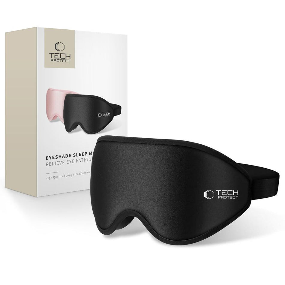 Tech-Protect Eyeshade Μάσκα Ύπνου Memory Foam Μαύρη