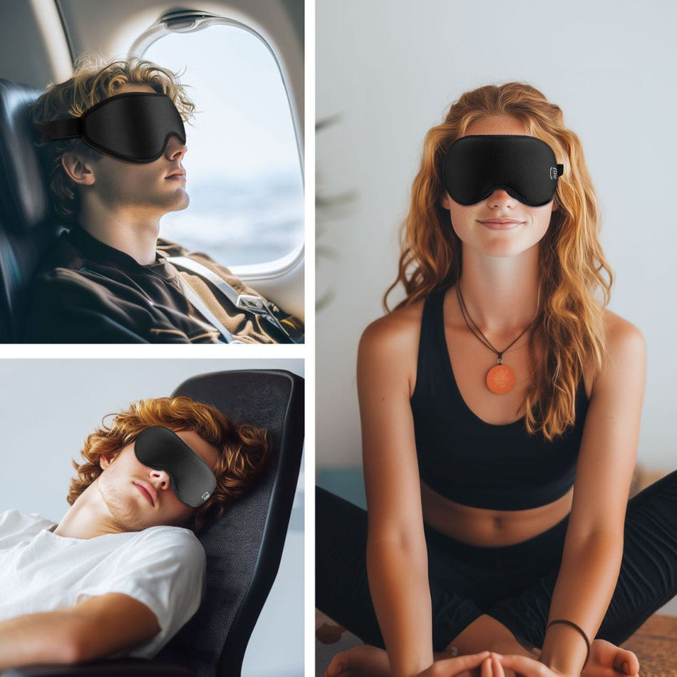 Tech-Protect Eyeshade Μάσκα Ύπνου Memory Foam Μαύρη