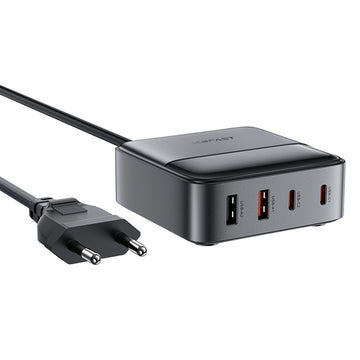 Acefast Z6 Επιτραπέζιος Φορτιστής Πρίζας GaN Desktop 2x USB-A / 2x USB-C PD 65W - Black