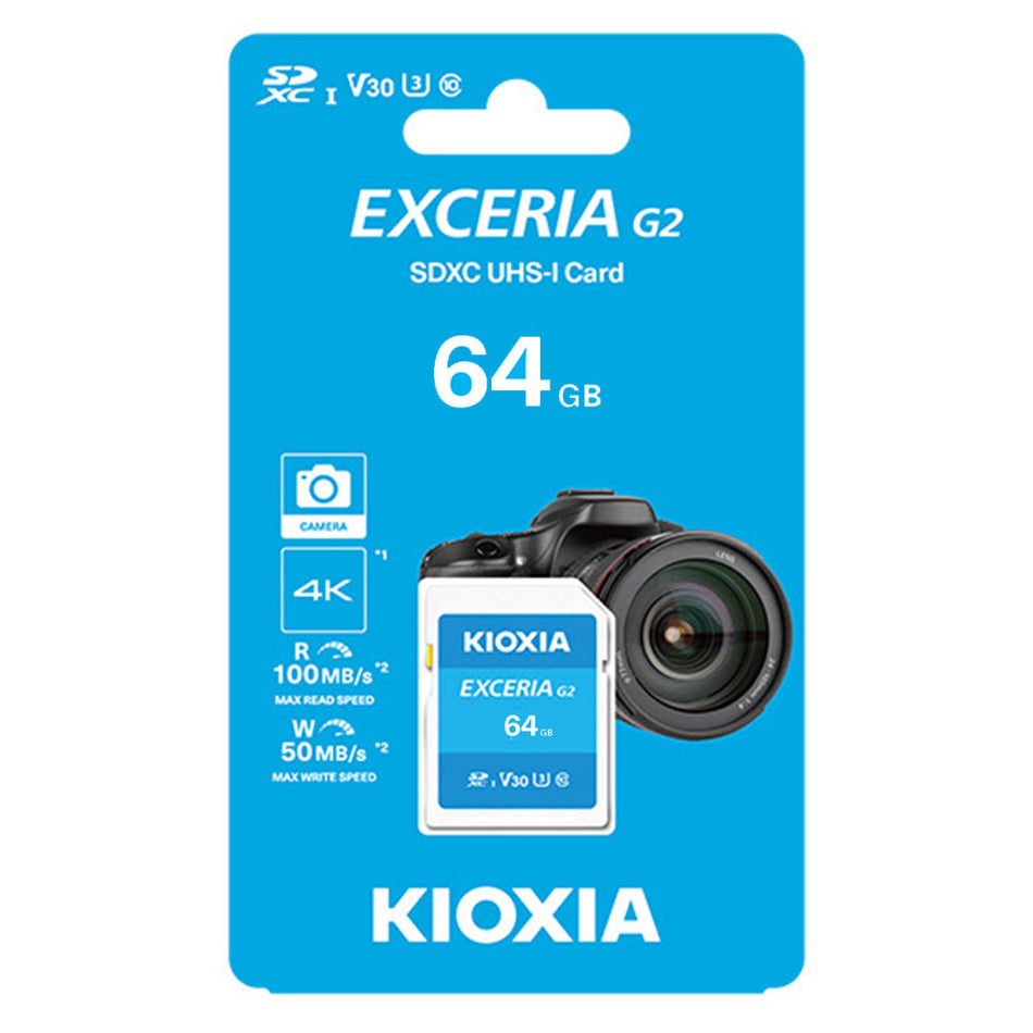 Kioxia Sd Exceria 64 Gb Uhs I Gen2 U3 V30