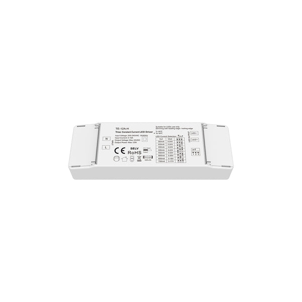 73131 TE-12A-H SKYDANCE AC Triac Dimmable Constant Current LED Driver 1 Κανάλι AC 200-240V 1 x 0.15A 12W - Max 0.15A 12W - IP20 Μ11.1 x Π3.7 x Υ2cm - 5 Χρόνια Εγγύηση