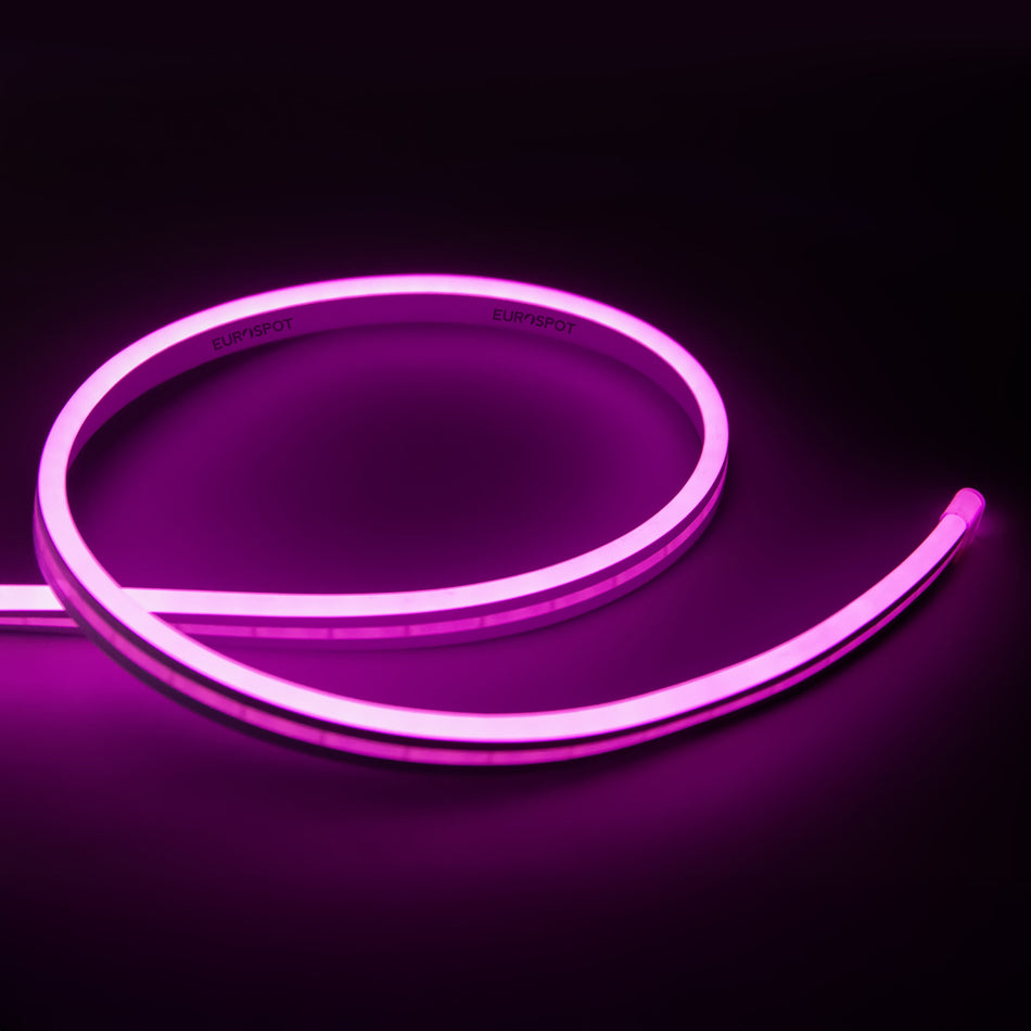 EuroSpot Led NEON FLEX Ταινία DC:24V IP65 8W 120Leds/m 5mm PINK 5m