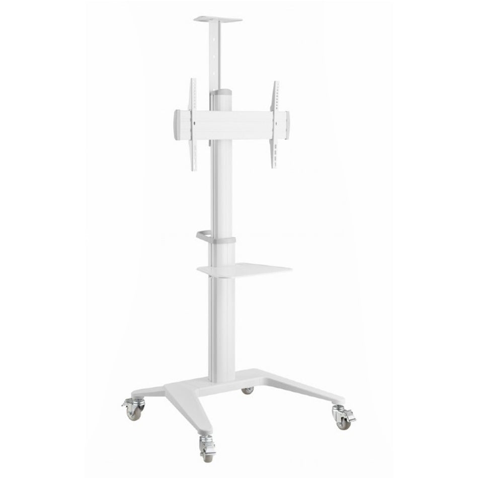 Gembird Aluminum Tv Floor Stand With Caster Wheels 37' 70' White