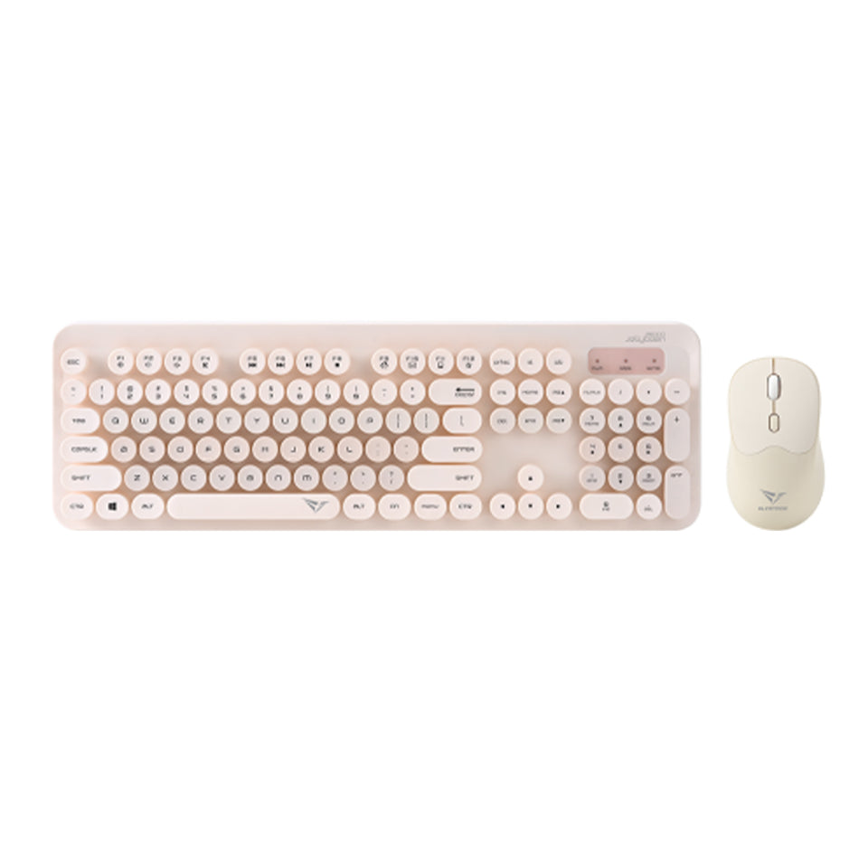 ALCATROZ WIRELESS MOUSE AND KEYBOARD JELLYBEAN A5000 LATTE