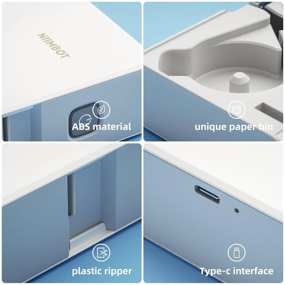 Niimbot Thermal Transfer Label Printer B18 0.5 Inch White