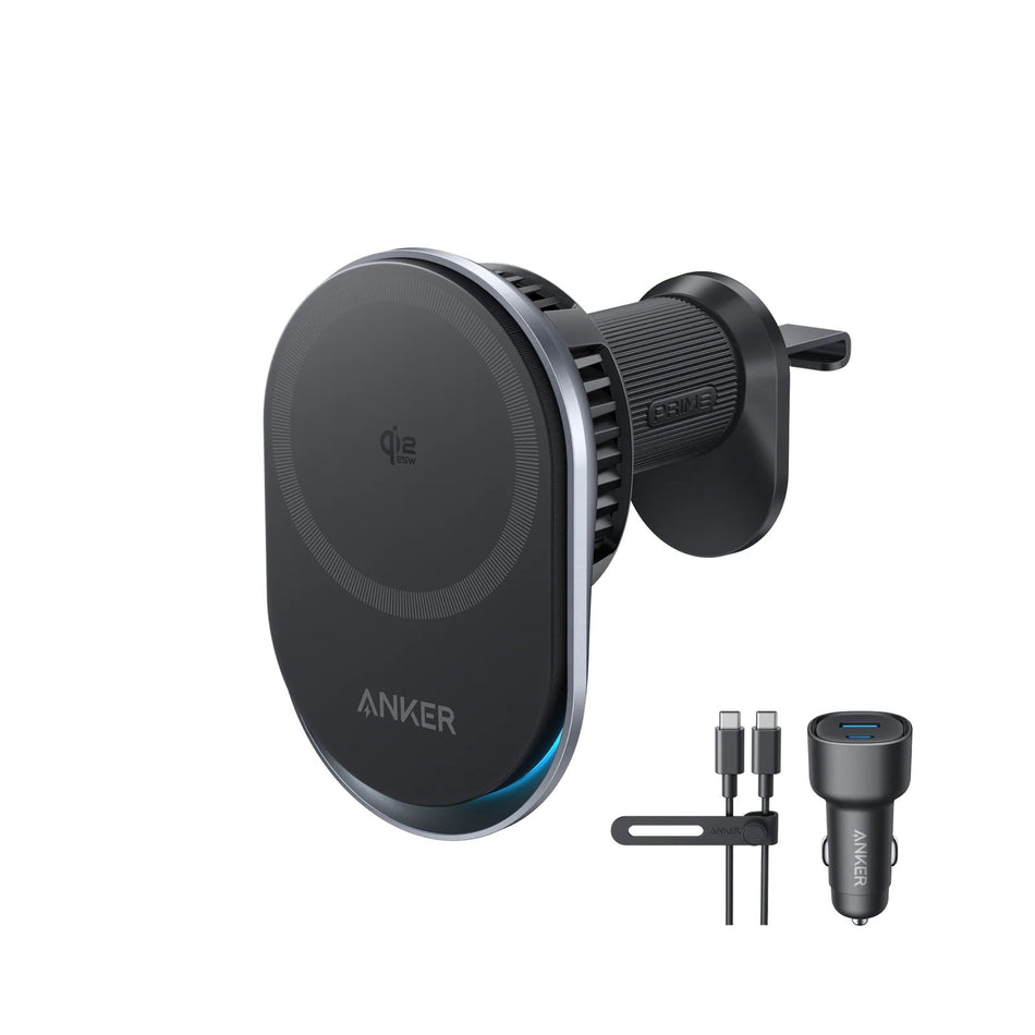 ANKER PRIME WIRELESS CAR CHARGER MAGGO BLACK