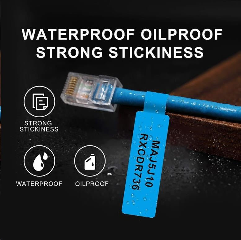 Niimbot Thermal Label Paper 12.5*74+35 65 Cable Blue