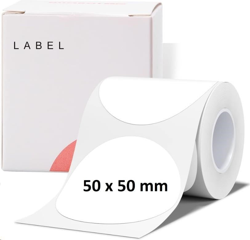 Niimbot Thermal Label Paper 50*50 150 Round White