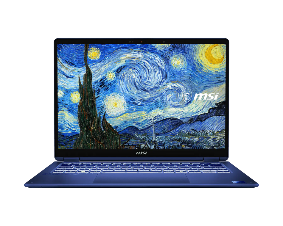 MSI Laptop Prestige 14 Flip AI+ The Starry Night 14.0'' Touch IPS-level FHD+/Ultra X9 378H/32GB/1TB SSD NVMe 4.0/Win 11 Pro/2Y/Vincent van Gogh Edition