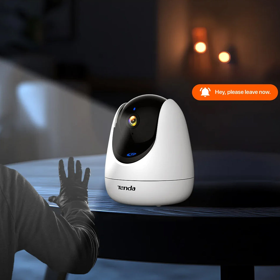 CAMÉRA DE SÉCURITÉ PAN/TILT ULTRA CLAIRE 5MP AI TENDA