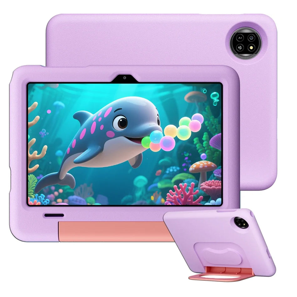 BLACKVIEW QUAD-CORE 10.1' KID TABLET (4GB+64GB) ANDROID 15 UNICORN PURPLE