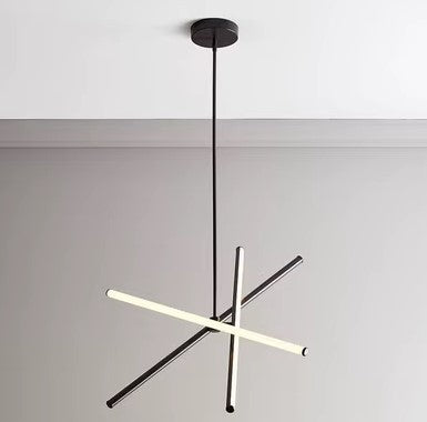 SE LED 50 VAMOS PENDANT BLACK 22W 3CCT 50x50x110cm IP20 220V 2 YEARS WARRANTY Δ2