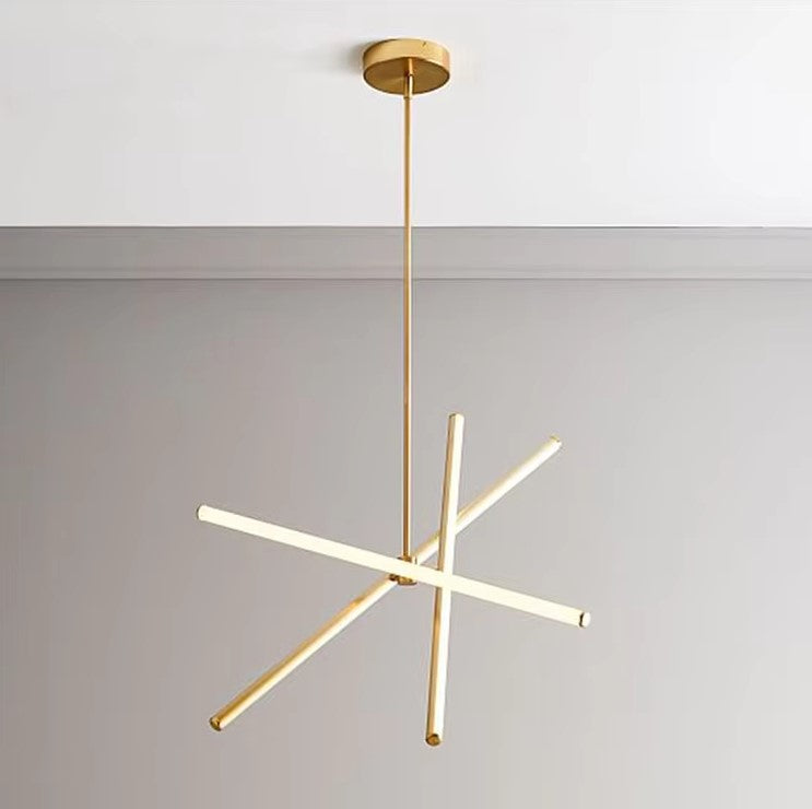 SE LED 50 VAMOS PENDANT GOLD 22W 3CCT 50x50x110cm IP20 220V 2 YEARS WARRANTY Δ3