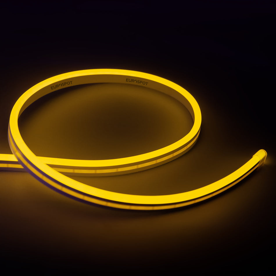 EuroSpot Led NEON FLEX Ταινία DC:24V IP65 8W 120Leds/m 5mm LEMON YELLOW 5m