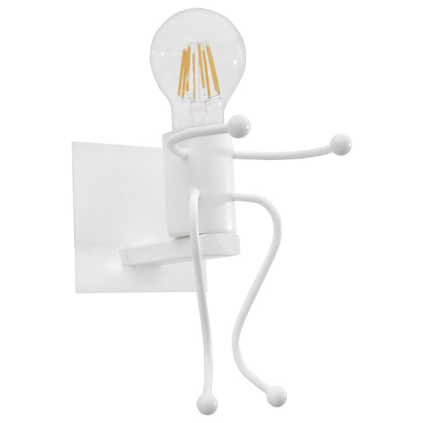 Little Man 01389 Iluminare modernă de perete simplificată Metalică M12 X P19 X Y17CM