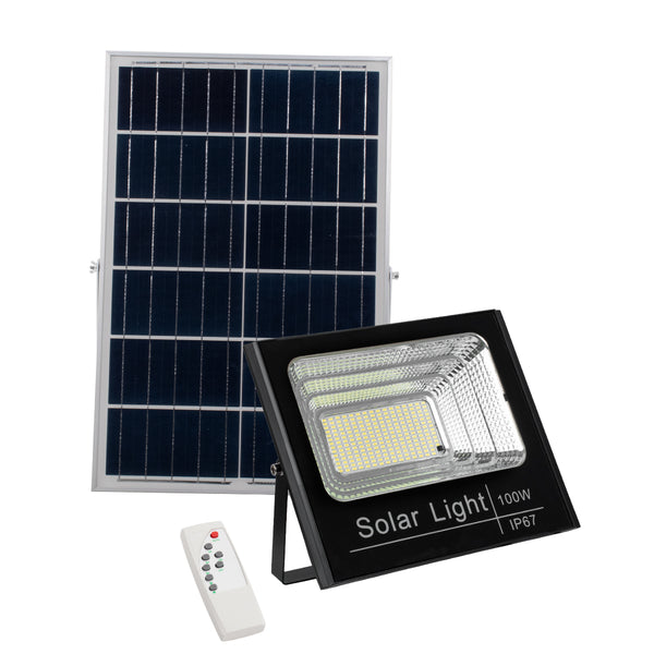 LED -uri solare SMD 100W 8000 lumeni, baterie de 15000mAh, senzor de lumină, IP67 impermeabil