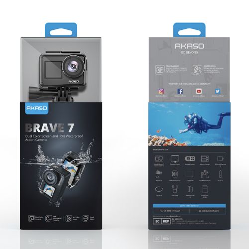 Akaso Brave 7 4K IPX8 Waterproof Sport Action Camera