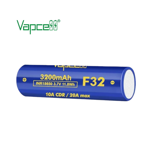 Vapcell® Επαναφορτιζόμενη Μπαταρία F32 INR18650 3.7V 3200mAh 10A/20A 1τμχ