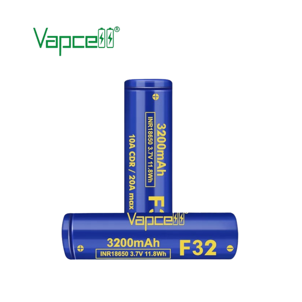 Vapcell® Επαναφορτιζόμενη Μπαταρία F32 INR18650 3.7V 3200mAh 10A/20A 1τμχ