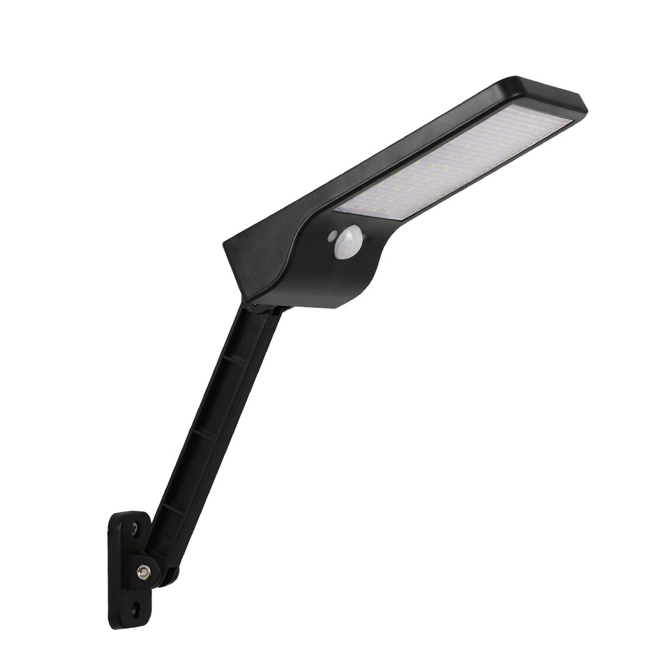 GLOBOSTAR® RASOL 71466 Προβολέας με Ανιχνευτή PIR / Αισθητήρα Κίνησης & IR Ασύρματο Χειριστήριο LED 4W 200lm 120° DC 5V με Φωτοβολταϊκό Panel 5V 0.3W & Επαναφορτιζόμενη Μπαταρία Li-ion 3.2V 2200mAh Αδιάβροχο IP65 Ψυχρό Λευκό 6000K Dimmable - Sanan SMD ...