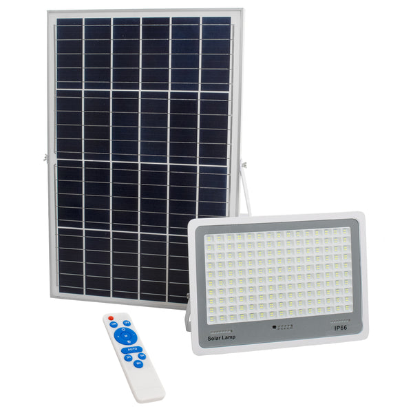 LED -uri solare SMD 300W 36000 Lumens, baterie de 25500mAh, senzor de lumină, controler wireless, IP66 impermeabil