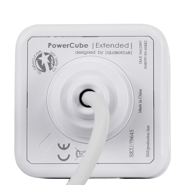 Travel PowerCube Pro Certified 79645 cu 5 locuri cu 1,5 m CALOD, 5 bazine de siguranță pentru securitate SCHUKO INFROOF SCHUKO AC, încărcare maximă 3680W/16A