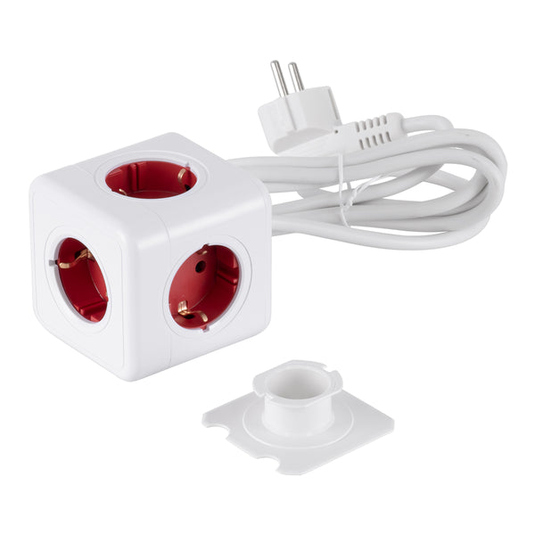 Travel PowerCube Pro Certified 79645 cu 5 locuri cu 1,5 m CALOD, 5 bazine de siguranță pentru securitate SCHUKO INFROOF SCHUKO AC, încărcare maximă 3680W/16A