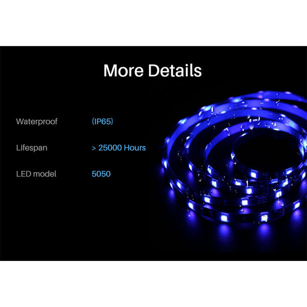 80024 Sonoff L1-5M-EU-GR-R2, Wi-Fi Smart RGB LED LIGE Set 5m, IP65 impermeabil