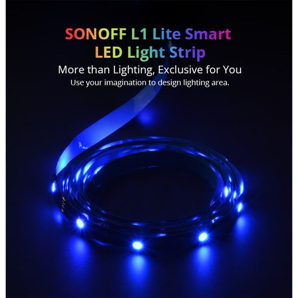 80026 SONOFF L2-LITE-5M-EU-GR-R2 - Wi-Fi Smart RGB LED Light Strip SET 5M