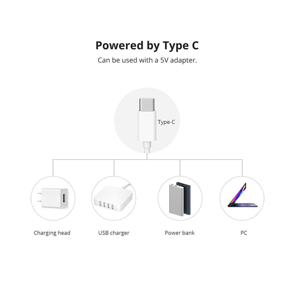 Sonoff L3 -5M RGB Smart Smart LED Strip WiFi 2,4GHz 90 SMD/5M 5050 5M Roll & Power Adapter DC 5V Max 10W