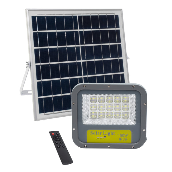 Seria Supremă Solar LED SMD 150W 15000 Lumens, Baterie de 15000mAh, senzor de zi-noapte, controler wireless, IP66 impermeabil