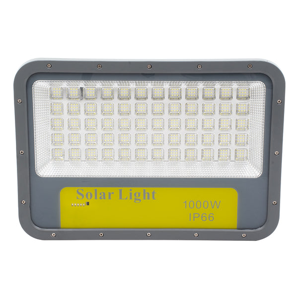 HECATE 90208 Αυτόνομος Ηλιακός Προβολέας LED SUPREME Series SMD 1000W 100000lm με Ενσωματωμένη Μπαταρία 80000mAh - Φωτοβολταϊκό Πάνελ με Αισθητήρα Ημέρας-Νύχτας και Ασύρματο Χειριστήριο RF 2.4Ghz Αδιάβροχος IP66 Ψυχρό Λευκό 6000K - 3 Χρόνια Εγγύηση