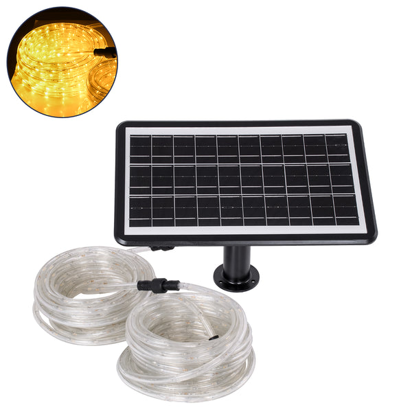 Set de solare autonome 20M LED 11W 1540 Lumens, Baterie de 10000mAh, senzor de zi-noapte, IP65 impermeabil